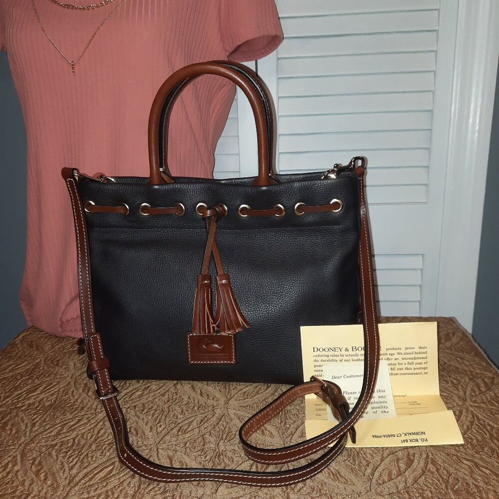 Dooney & Bourke Leather Wakefield Tassel Tote